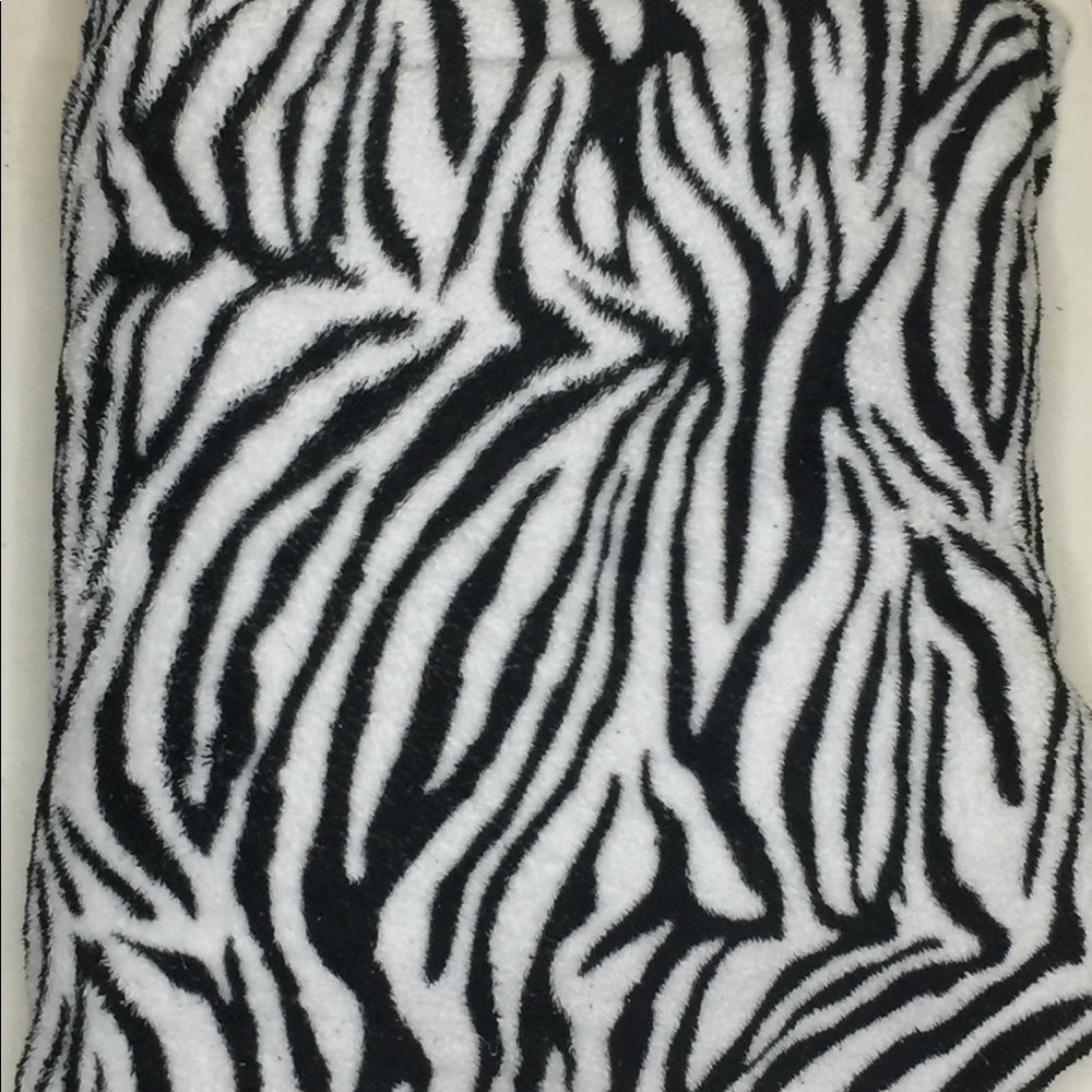 Zebra Print Fuzzy Blanket